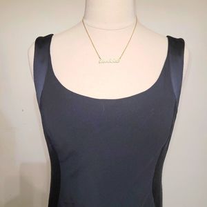 100% Sleek, silk dinner dress